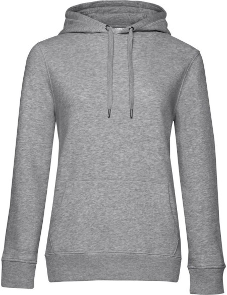 Damen Kapuzenpullover KING Hooded - Heather grey L