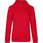 Damen-Kapuzenpullover KING Hooded - Rot XS