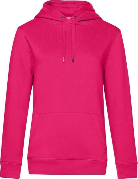 Damen-Kapuzenpullover KING Hooded - Magentarosa XXL