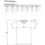Damen-Sport-T-Shirt FANTASY - Neonmandarine S
