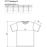 Kinder-Sport-T-Shirt FANTASY - Neongelb 134 cm/ 8 Jahre