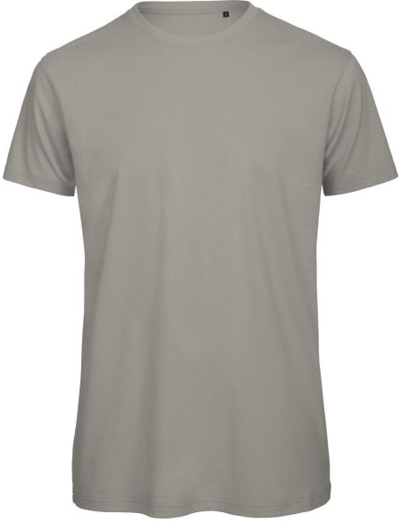Herren T-Shirt B+C Inspire T aus Bio-Baumwolle - Hellgrau XXL
