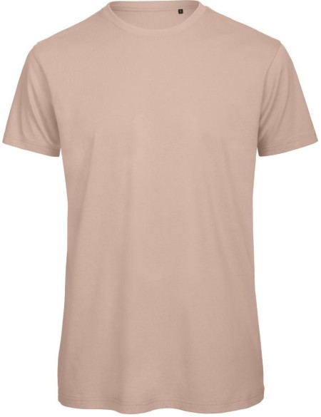 Herren T-Shirt B+C Inspire T aus Bio-Baumwolle - Millennial Pink S
