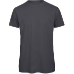 Herren T-Shirt B+C Inspire T aus Bio-Baumwolle - Dunkelgrau S