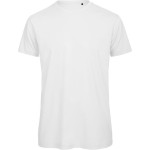 Herren T-Shirt B+C Inspire T aus Bio-Baumwolle – Weiß XXL