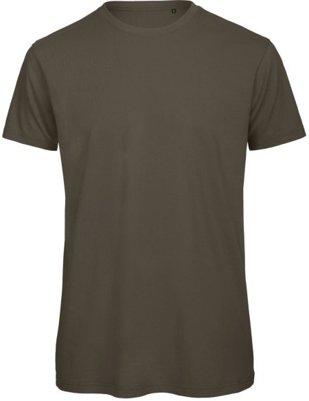 Herren T-Shirt B+C Inspire T aus Bio-Baumwolle - Khaki S