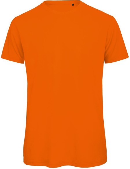 Herren T-Shirt B+C Inspire T aus Bio-Baumwolle - Orange S