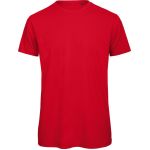 Herren T-Shirt B+C Inspire T aus Bio-Baumwolle - Rot S