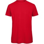 Herren-T-Shirt B+C Inspire T aus Bio-Baumwolle – Rot XL