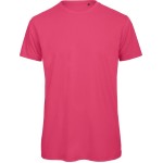 Herren-T-Shirt B+C Inspire T aus Bio-Baumwolle – Fuchsia M