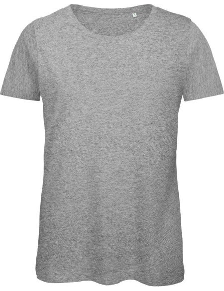 Damen T-Shirt B+C Inspire T aus Bio-Baumwolle - Sportgrau L