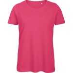 Damen-T-Shirt B+C Inspire T aus Bio-Baumwolle – Fuchsia XL