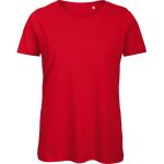 Damen T-Shirt B+C Inspire T aus Bio-Baumwolle - Rot M