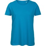 Damen T-Shirt B+C Inspire T aus Bio-Baumwolle - Atoll XL