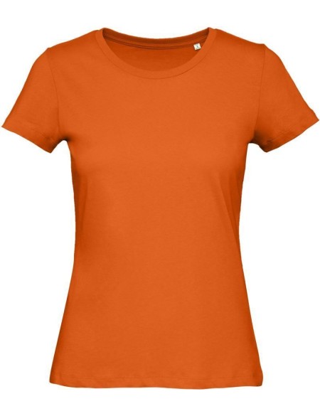 Damen T-Shirt B+C Inspire T aus Bio-Baumwolle - Urban Orange M