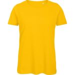 Damen T-Shirt B+C Inspire T aus Bio-Baumwolle - Gelb S