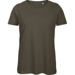 B+C Inspire T-Shirt aus Bio-Baumwolle für Damen – Khaki S