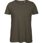 Damen T-Shirt B+C Inspire T aus Bio-Baumwolle - Khaki M