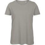 Damen T-Shirt B+C Inspire T aus Bio-Baumwolle - Hellgrau XL