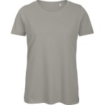 Damen T-Shirt B+C Inspire T aus Bio-Baumwolle - Hellgrau S