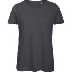 Damen T-Shirt B+C Inspire T aus Bio-Baumwolle - Dunkelgrau XS