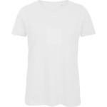 Damen T-Shirt B+C Inspire T aus Bio-Baumwolle - Weiß XS