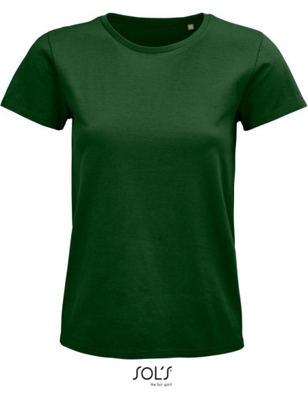 Damen T-Shirt Pioneer - Flaschengrün L