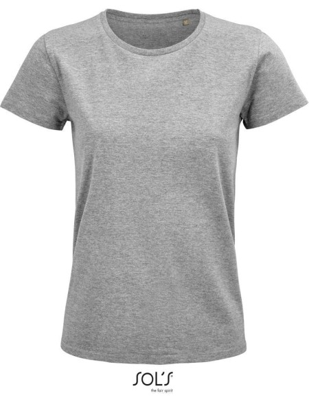 Damen-T-Shirt Pioneer - Grau meliert XXL