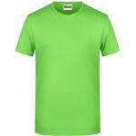 Herren-T-Shirt aus Bio-Baumwolle James+Nicholson 8008 – Limettengrün S