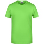 Herren-T-Shirt aus Bio-Baumwolle James+Nicholson 8008 – Limettengrün S