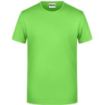 Herren-T-Shirt aus Bio-Baumwolle James+Nicholson 8008 – Limettengrün M