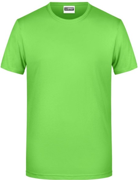 Herren-T-Shirt aus Bio-Baumwolle James+Nicholson 8008 – Limettengrün M