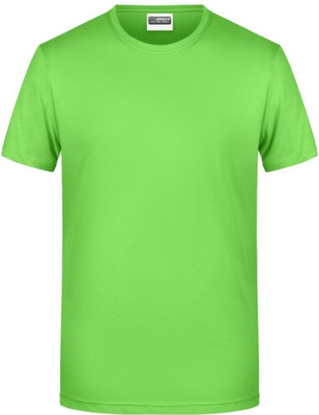 Herren-T-Shirt aus Bio-Baumwolle James+Nicholson 8008 – Limettengrün XL