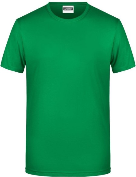 James+Nicholson 8008 Herren-T-Shirt aus Bio-Baumwolle – Farngrün XL