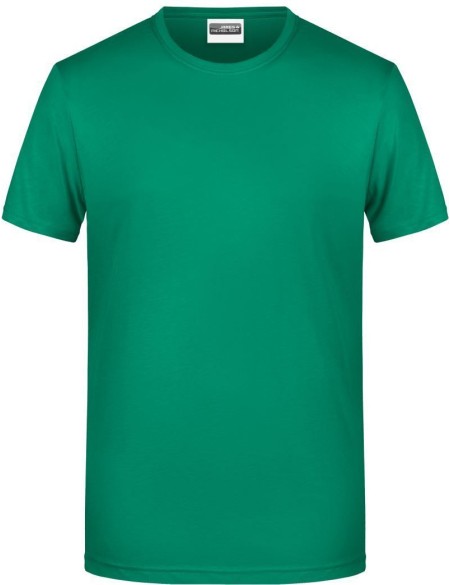 Herren-T-Shirt aus Bio-Baumwolle James+Nicholson 8008 – Irischgrün M