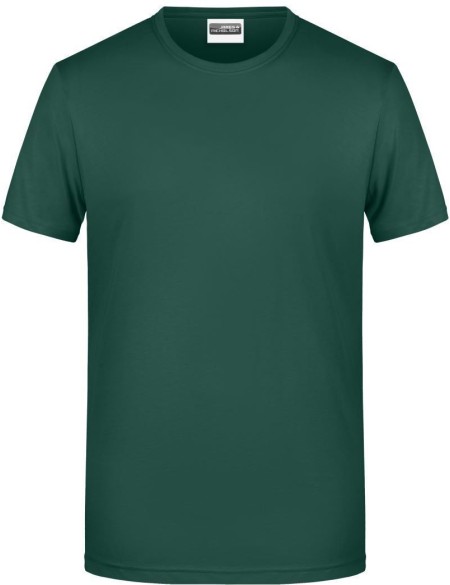 James+Nicholson 8008 Herren-T-Shirt aus Bio-Baumwolle – Dunkelgrün XL