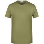 James+Nicholson 8008 Herren-T-Shirt aus Bio-Baumwolle – Khaki M