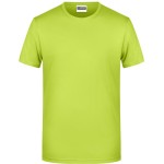 Herren-T-Shirt aus Bio-Baumwolle James+Nicholson 8008 – Säuregelb S