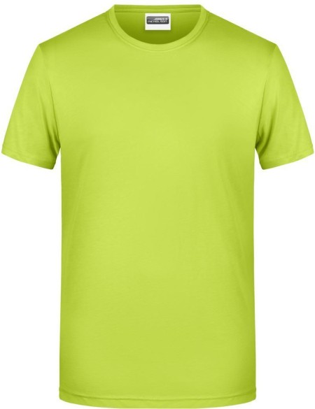 Herren-T-Shirt aus Bio-Baumwolle James+Nicholson 8008 – Säuregelb M