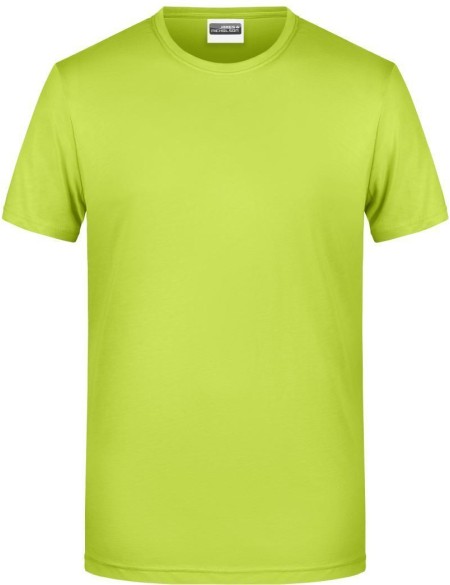 Herren-T-Shirt aus Bio-Baumwolle James+Nicholson 8008 – Säuregelb L