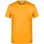 Herren-T-Shirt aus Bio-Baumwolle James+Nicholson 8008 – Goldgelb L