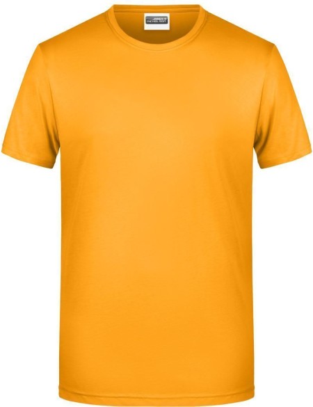 James+Nicholson 8008 Herren-T-Shirt aus Bio-Baumwolle – Goldgelb XL