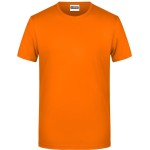 James+Nicholson Herren-T-Shirt aus Bio-Baumwolle 8008 - Orange M