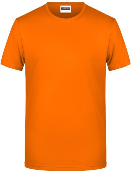 James+Nicholson Herren-T-Shirt aus Bio-Baumwolle 8008 - Orange M