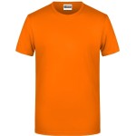James+Nicholson 8008 Herren-T-Shirt aus Bio-Baumwolle – Orange XL