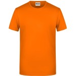 James+Nicholson 8008 Herren-T-Shirt aus Bio-Baumwolle – Orange XXL