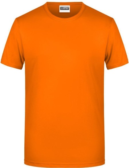 James+Nicholson 8008 Herren-T-Shirt aus Bio-Baumwolle – Orange XXL