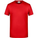 James+Nicholson 8008 Bio-Baumwoll-Herren-T-Shirt – Tomate M