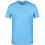Herren-T-Shirt aus Bio-Baumwolle James+Nicholson 8008 – Himmelblau S