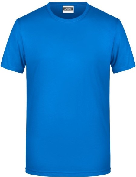 James+Nicholson 8008 Herren-T-Shirt aus Bio-Baumwolle – Cobalt S
